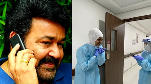 ഹലോ മോഹന്ലാലാണ്, ഞാന് ആ ഹോസ്പിറ്റലില് ഉണ്ടായിരുന്നത് ഓര്മ്മയുണ്ടോ?,കൊവിഡിനെതിരെ പൊരുതുന്ന നഴ്സുമാര്ക്ക്  സര്പ്രൈസ് കോള്