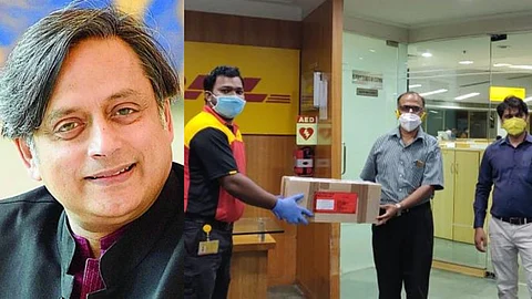 പരിശോധനയ്ക്ക് ഫേസ് ഡിറ്റക്ഷന് സാങ്കേതികവിദ്യ : തെര്മല് ഒപ്റ്റിക്കല് ഇമേജിംഗ് ക്യാമറ ആംസ്റ്റര്ഡാമില് നിന്നെത്തിച്ച് ശശി തരൂര്