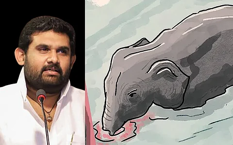 ആന ചരിഞ്ഞ സംഭവത്തില് ടാപ്പിംഗ് തൊഴിലാളി അറസ്റ്റില്, മുസ്ലിങ്ങള് പിടിയിലായെന്ന് 'കേന്ദ്രമന്ത്രിയുടെ ഉപദേശകന്റെ' നുണപ്രചരണം