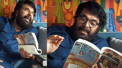 ഞാന് വായിക്കുന്നതിന് ഒരു ടെക്നിക്കുണ്ട്, ഇട്ടിക്കോരയെ വായിച്ച് മമ്മൂട്ടിയുടെ വീഡിയോ