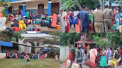 കരഞ്ഞും രോഷമുയര്ത്തിയും കിഴക്കമ്പലത്തെ അതിഥി തൊഴിലാളികള്, നാട്ടില് പോകണമെന്നാവശ്യപ്പെട്ട് കൂട്ടത്തോടെ നടത്തം