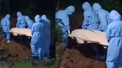 'മാതൃകാപരമായ പ്രവര്ത്തനം'; കൊവിഡ് ബാധിതന്റെ മൃതദേഹം ഖബറടക്കാനെത്തിയത് ഡിവൈഎഫ്ഐ പ്രവര്ത്തകര്