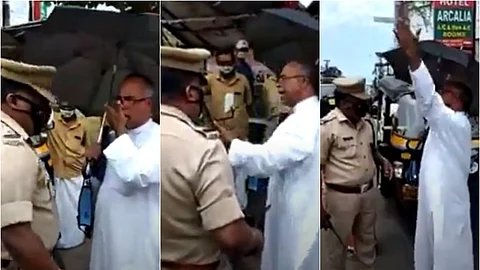 വിശ്വാസത്തെ പ്രതി മാസ്ക് ധരിക്കില്ലെന്ന് പൊലീസിനോട് കയര്ത്ത് പാസ്റ്റര് ; കൊവിഡ് പ്രോട്ടോകോള് ലംഘനത്തിന് കേസ്