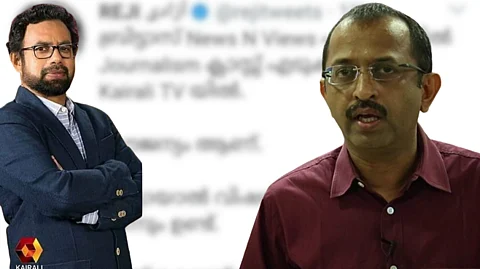 ബ്രിട്ടാസിന് മരട് ഫ്ളാറ്റ് പൊളിച്ചപ്പോള് ഉണ്ടായിരുന്ന മൗനം ഇപ്പോഴില്ല,ജോണ് ബ്രിട്ടാസിനെതിരായ പരിഹാസം റീട്വീറ്റ് ചെയ്ത് വിനു വി ജോണ്