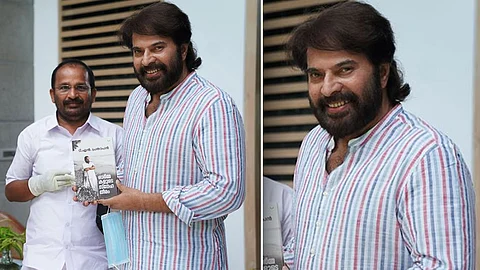 ഇതാണ് ലേറ്റസ്റ്റ് മമ്മൂട്ടി, ടിഎന് പ്രതാപന്റെ പുസ്തകത്തിന് വീട്ടില് പ്രകാശനം