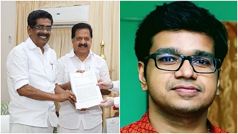 മുല്ലപ്പള്ളിക്കും ചെന്നിത്തലക്കുമൊപ്പം കോണ്ഗ്രസ് വെബിനാറില് ശ്രീജിത്ത് പണിക്കര്; പ്രതിഷേധത്തെ തുടര്ന്ന് പിന്മാറ്റം