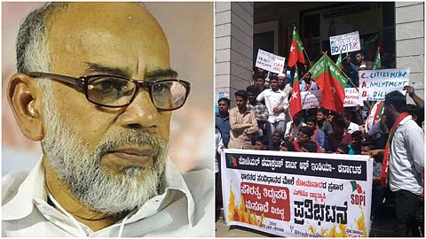 ബെംഗലൂരു കലാപം:പോപ്പുലര്ഫ്രണ്ടിനെ നിരോധിക്കാനുള്ള നീക്കത്തില് അഭിപ്രായം പറയാനില്ലെന്ന് മുസ്ലിം ലീഗ്