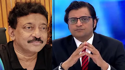 അര്ണബിന്റെ ചാനല്ചര്ച്ചക്ക് 9 മിനുട്ടിന് മുമ്പ് 'അര്ണബ് ദ ന്യൂസ് പ്രോസ്റ്റിറ്റിയൂട്ട്'
ഫസ്റ്റ്ലുക്ക്: രാംഗോപാല്വര്മ്മ