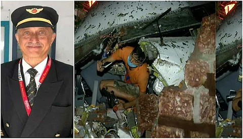 ആദ്യ ലാന്ഡിംഗ് പരാജയപ്പെട്ടു, രണ്ടാം ശ്രമത്തില് ടയറുകള് ലോക്ക് ആയി; 35 അടി താഴ്ചയിലേക്ക്