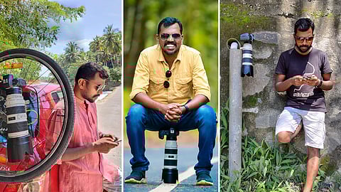 'ഇവര് ക്യാമറ പ്രതിഷ്ഠയാക്കി അമ്പലം പണിയുമോ എന്നാണ് എന്റെ പേടി', ക്യാമറക്ക് മുകളിലിരുന്ന ഫോട്ടോഗ്രാഫര്ക്ക് തെറിയും വിമര്ശനവും