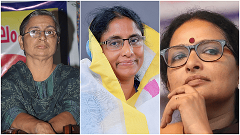 ഞങ്ങള് അവള്ക്കൊപ്പം; സാക്ഷികളെ വിലക്കെടുക്കുന്നുവെന്ന് കെ അജിത