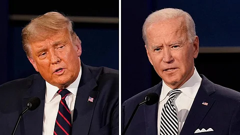 തോറ്റാല് രാജ്യം വിടേണ്ടി വരുമെന്ന് ഡൊണാള്ഡ് ട്രംപ് ; ഉറപ്പല്ലേയെന്ന് ബൈഡന്