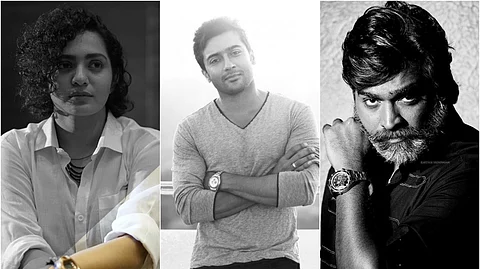 സൂര്യയും പാര്വതിയും
സേതുപതിയും ഉള്പ്പെടെ പ്രതിഫലമില്ലാതെ,
'നവരസ' വരുമാനം സിനിമാ തൊഴിലാളികള്ക്ക് വേണ്ടി