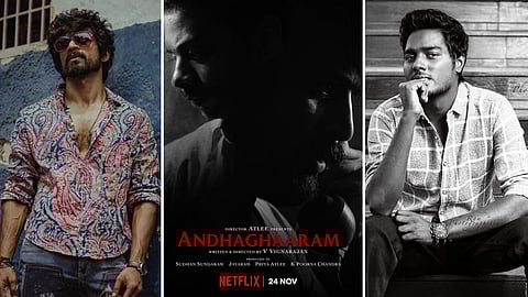അറ്റ്ലി നിർമാതാവാകുന്ന സൂപ്പർ നാച്ച്വറൽ ത്രില്ലർ, അർജുൻ ദാസ് നായകൻ, 'അന്ധകാരം' 24ന് നെറ്റ്ഫ്ലിക്സിൽ