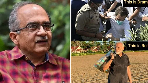 'ഭക്തരുടെ അഭിപ്രായത്തില് സത്യവും നാടകവും'; വിമര്ശനവുമായി പ്രശാന്ത് ഭൂഷണ്