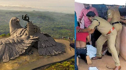 ജടായുപ്പാറ ടൂറിസം പദ്ധതി; രാജീവ് അഞ്ചലിന്റെ വീടിന് മുന്നില് പ്രതിഷേധവുമായി നിക്ഷേപകര്, സംഘര്ഷം