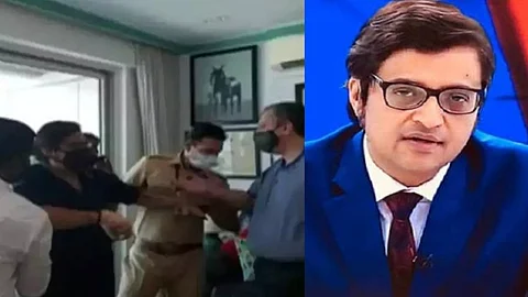 പൊലീസ് കയ്യേറ്റം ചെയ്തെന്ന് അര്ണാബ് ഗോസ്വാമി; അടിയന്തരാവസ്ഥയെ ഓര്മ്മിപ്പിക്കുന്നുവെന്ന് പ്രകാശ് ജാവഡേക്കര്