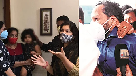 26 മണിക്കൂര് റെയ്ഡ്; പ്രതിഷേധം; ബിനീഷ് ബോസുമല്ല,ഡോണുമല്ലെന്ന് ഭാര്യ