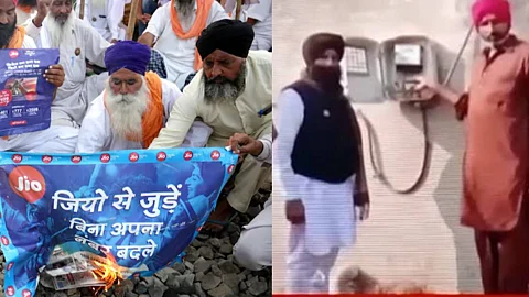 ജിയോ ടവറുകളിലേക്കുള്ള വൈദ്യുതി വിച്ഛേദിച്ചു; സമരം ശക്തമാക്കി പഞ്ചാബിലെ കര്ഷകര്