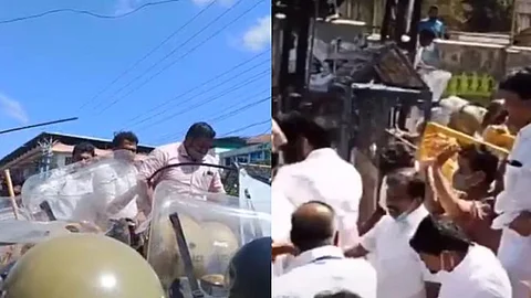 ഗണേഷ് കുമാര് എം.എല്.എയുടെ വീട്ടിലേക്ക് യൂത്ത്കോണ്ഗ്രസ് പ്രവര്ത്തകര് നടത്തിയ മാര്ച്ചില് സംഘര്ഷം; പത്തനാപുരത്ത് നാളെ ഹര്ത്താല്