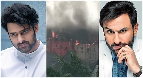 പ്രഭാസ്-സെയ്ഫ് ചിത്രം 'ആദിപുരുഷ്' സെറ്റിൽ തീപിടിത്തം