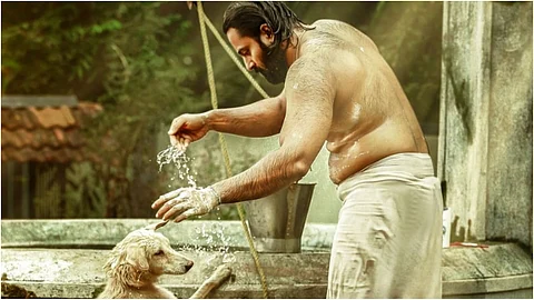 കുട വയറുമായി ഉണ്ണി മുകുന്ദൻ; 'മേപ്പടിയാൻ' പുതിയ പോസ്റ്റർ