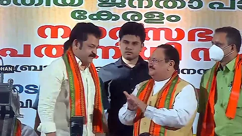 നടന് കൃഷ്ണകുമാര് ബി.ജെ.പിയില് ചേര്ന്നു; ജെ.പി നദ്ദ സ്വീകരിച്ചു