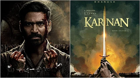 'കർണ്ണ'നിൽ കൈവിലങ്ങുമായി ധനുഷ്;ഫസ്റ്റ് ലുക്ക് പോസ്റ്ററിൽ റിലീസ് തീയതിയും