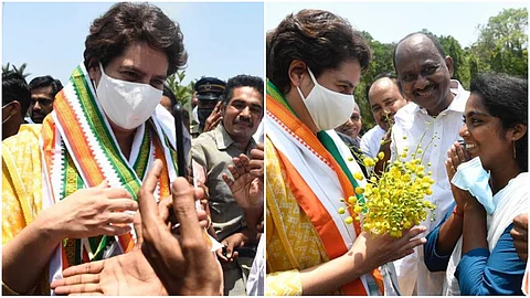 ലവ് ജിഹാദിനെപ്പറ്റി യോഗി ആദിത്യനാഥ് മാത്രമല്ല, എല്.ഡി.എഫ് ഘടകകക്ഷി നേതാവും സംസാരിക്കുന്നുവെന്ന് പ്രിയങ്ക ഗാന്ധി