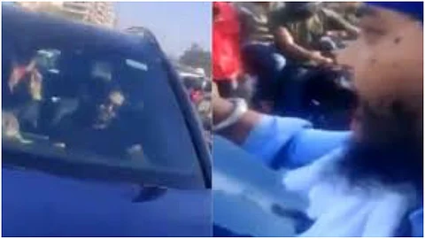 ആ ഭക്ഷണം എങ്ങനെയാണ് ദഹിക്കുന്നത്? അതിൽ നാണമില്ലേ? അജയ് ദേവ്ഗണ്ണിന്റെ കാർ തടഞ്ഞ് യുവാവ്; വീഡിയോ