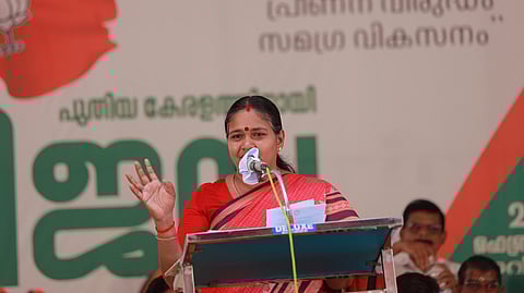 പഴയ ബി.ജെ.പിയല്ല, മല്സരിക്കാന് ആളെക്കിട്ടാത്ത സാഹചര്യമില്ല; കഴക്കൂട്ടത്ത് മല്സരിക്കുമെന്ന സൂചന നല്കി ശോഭ സുരേന്ദ്രന്