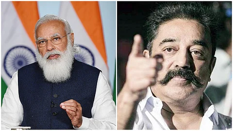 രണ്ടുവരി തമിഴില് പറഞ്ഞാൽ വോട്ട് കിട്ടുമെന്ന് കരുതിയോ? 'മോദി.. തമിഴരെ വില്ക്കാനാവില്ല'; നരേന്ദ്രമോദിയെ വിമർശിച്ച് കമല് ഹാസന്