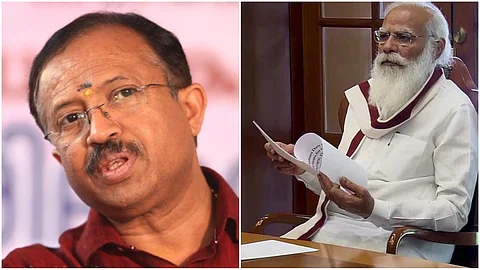 വിദേശ സഹായം; മോദി ഇന്ത്യക്ക് ലോകത്തിന്റെ കരുതലെന്ന് വി മുരളീധരൻ; വല്ലോരും വന്ന് സഹായിക്കുന്ന ഗതികേട് ആയെന്ന് കമന്റ്