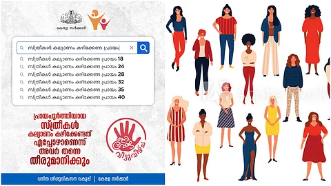 പ്രായപൂർത്തിയായ സ്ത്രീയ്ക്ക് അവരുടെ കല്യാണം തീരുമാനിക്കാം; ‘ഇനി വേണ്ട വിട്ടുവീഴ്ച ' ക്യാമ്പയിനിന് തുടക്കം