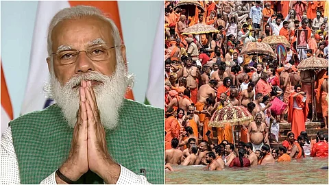 കുംഭമേള ചുരുക്കണം; പ്രതീകാത്മകമായി നടത്തിയാൽ മതിയെന്ന് പ്രധാനമന്ത്രി