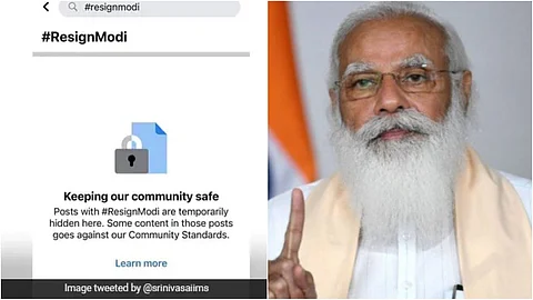 #ResignModi ഹാഷ്ടാഗ് ബ്ലോക്ക് ചെയ്തു; അറിയാതെ സംഭവിച്ചതാണെന്ന് ഫേസ്ബുക്