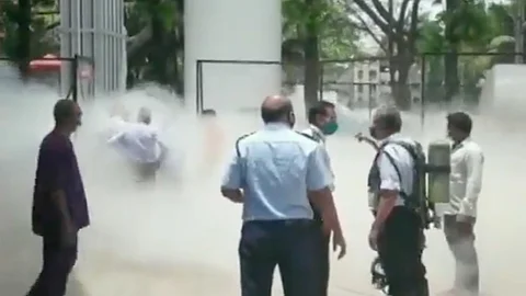 മഹാരാഷ്ട്രയില് ഓക്സിജന് പൈപ്പിലെ ചോർച്ച, വിതരണം മുടങ്ങി, 22 കൊവിഡ് രോഗികള് മരിച്ചു