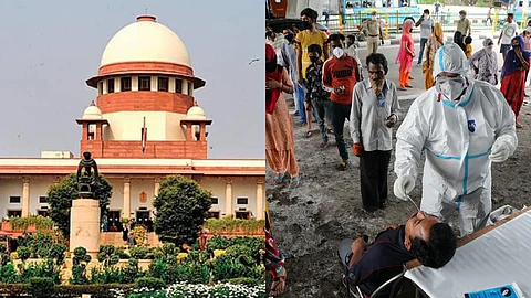കോവിഡ് പ്രതിസന്ധിയിൽ സ്വമേധയാ കേസെടുത്ത് സുപ്രീംകോടതി; കേന്ദ്രസർക്കാരിന് നോട്ടീസ്