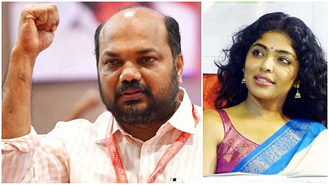 എന്ത് കൊണ്ട് ഞാൻ ഇടത് സഹയാത്രികയായി?  പി രാജീവിന്റെ പ്രചാരണ പരിപാടിയിൽ റിമ കല്ലിങ്കൽ ; വീഡിയോ