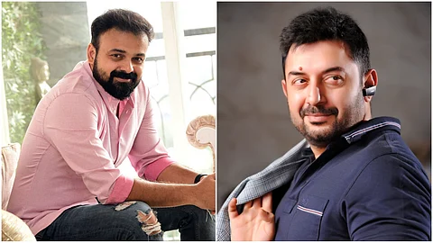 'പക്കാ എന്റർടെയ്നറിനായി ഒരുങ്ങിക്കോ'; കുഞ്ചാക്കോ ബോബൻ അരവിന്ദ് സ്വാമി ചിത്രം 'ഒറ്റ്' ഫസ്റ്റ് ലുക് പോസ്റ്റർ; സംവിധാനം ടി പി ഫെല്ലിനി