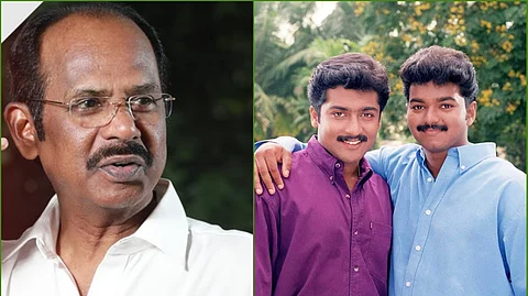 സൂര്യയെ അഭിനയിക്കാന് വിടില്ലെന്ന് ശിവകുമാര്, വിജയ്-സൂര്യ കോമ്പിനേഷന് പിറന്ന കഥ ; സ്വര്ഗചിത്ര അപ്പച്ചന്