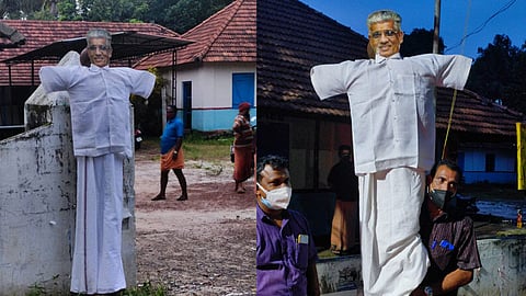 സത്യപ്രതിജ്ഞാ വേളയില് സുകുമാരന് നായരുടെ കോലം കത്തിച്ച് പ്രതിഷേധം, രാഷ്ട്രീയ നിലപാടിനെതിരെയെന്ന് കരയോഗം