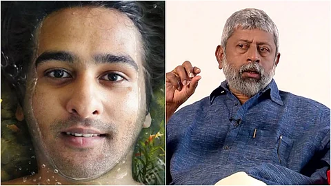 ചിരിച്ചു കൊണ്ട് വെള്ളത്തിൽ കിടക്കുന്ന ഷെയ്ൻ നിഗം; ബർമുഡ ഫസ്റ്റ് ലുക് പോസ്റ്റർ, സംവിധാനം ടി കെ രാജീവ് കുമാർ