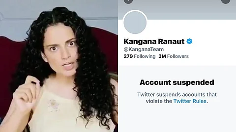 ഇനി നടക്കില്ല കങ്കണയുടെ വിഷംചീറ്റും ട്വീറ്റുകള്, ട്വിറ്റര് എന്നേക്കുമായി അക്കൗണ്ടിന് പൂട്ടിട്ടു