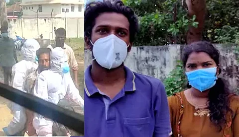 COVID patient taken to hospital on bike in Alappuzha