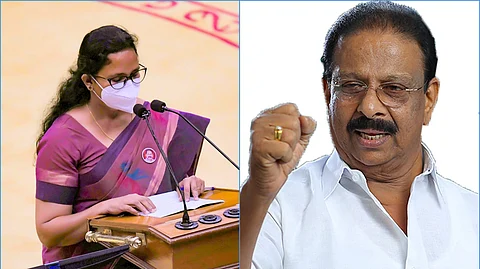 അങ്ങേയറ്റം സ്ത്രീ വിരുദ്ധമായാണ് സിപിഎം എന്ന ഹിംസാത്മകമായ ആള്ക്കൂട്ടം കെ.കെ രമയെ നേരിട്ടതെന്ന് കെ.സുധാകരന്