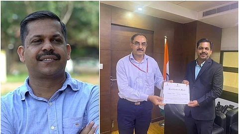 ഇന്ത്യയുടെ ഒഫീഷ്യല്
വീഡിയോ കോണ്ഫറന്സിംഗ് ആപ്, ഇന്നവേഷന് ചലഞ്ച് പുരസ്കാരം സ്വീകരിച്ച് ജോയ് സെബാസ്റ്റിയന്