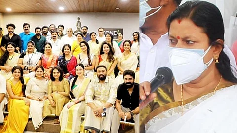 'കുടുംബം പോറ്റാന് തെരുവിലിറങ്ങുന്നവര്ക്ക് പിഴ'; കൊവിഡ് പ്രോട്ടോക്കോള് ലംഘിച്ച് നടന്ന 'അമ്മ' ജനറല് ബോഡിക്കെതിരെ ബിന്ദു കൃഷ്ണ