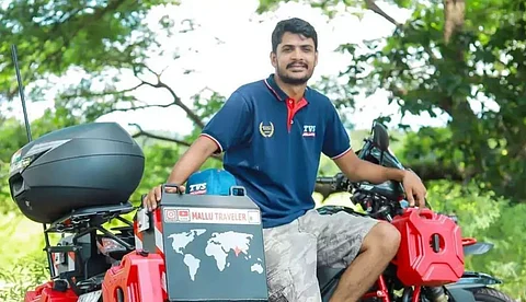 ലോക യാത്രയ്ക്ക് വേണ്ടിയാണ് ബൈക്ക് മോഡിഫൈ ചെയ്തത്; നിയമം ലംഘിക്കാന് ഒരു താത്പര്യവുമില്ല, വിശദീകരണവുമായി മല്ലു ട്രാവലര്