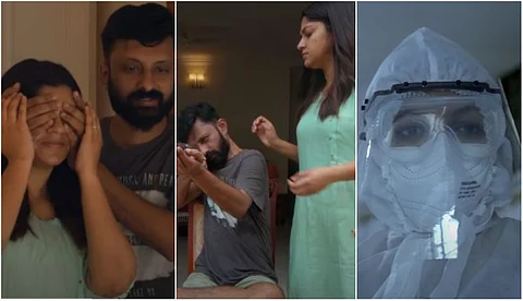 ഇളയായി അപര്ണ ബാലമുരളി, സഹോദരനായി ബിജിബാല്; കോവിഡ് പോരാളികള്ക്ക് സ്നേഹാഭിവാദ്യം